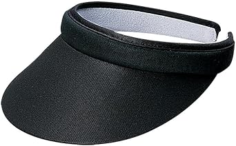 Womens Cotton Twill 4" Wide Peak Golf, Beach, Tennis Clip-on Visor