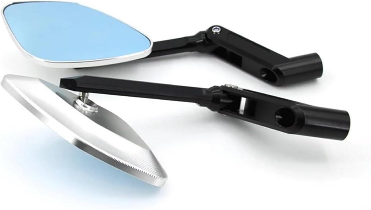 For Du&cati Desert X Motorcycle Mirrors CNC Side Rearview Accessories Adjustable Big View Foldable 2022(Style B)
