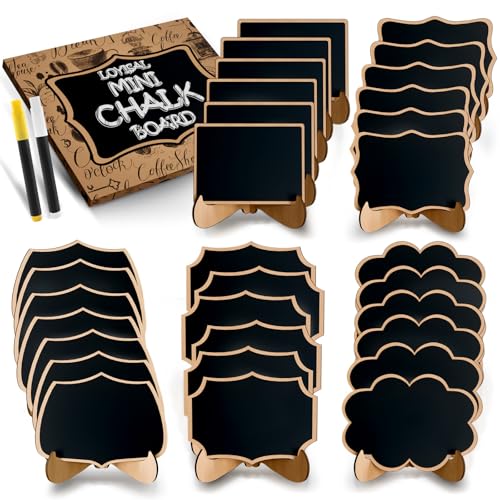 Mini Chalkboard Food Labels Set (30 Pack)