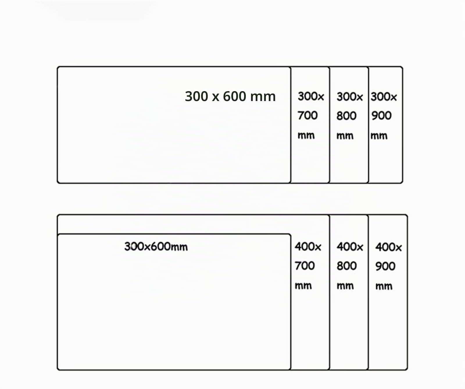 Tappetino per Mouse da Gioco - XXL Gaming Tappetino Extra Grande 1200x600cm Lavabile - Mousepad con Base in Gomma Antiscivolo - Tappetino Scrivania per Tastiera Ufficio Computer PC - Curva Bianca