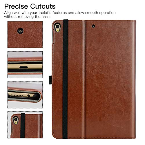 Ztotop Case for iPad Air 3rd Generation 2019/iPad Pro 10.5 Inch 2017, Premium PU Leather Business Folding Stand Folio Cover for iPad Air 3 Gen, Brown by ZtotopCase - Image 5