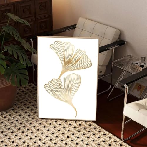 Affiche Ginkgo Doré pour décoration murale de café ou chambre
