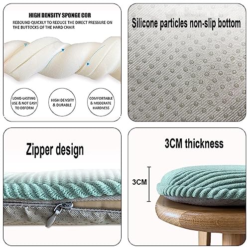 Cojines para sillas de comedor cómodos con fundas extraíbles para cocina interior 5