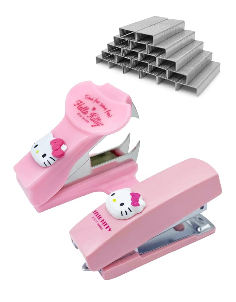 Amazon | キティ ミニホッチキス 1000本/箱+ステープル