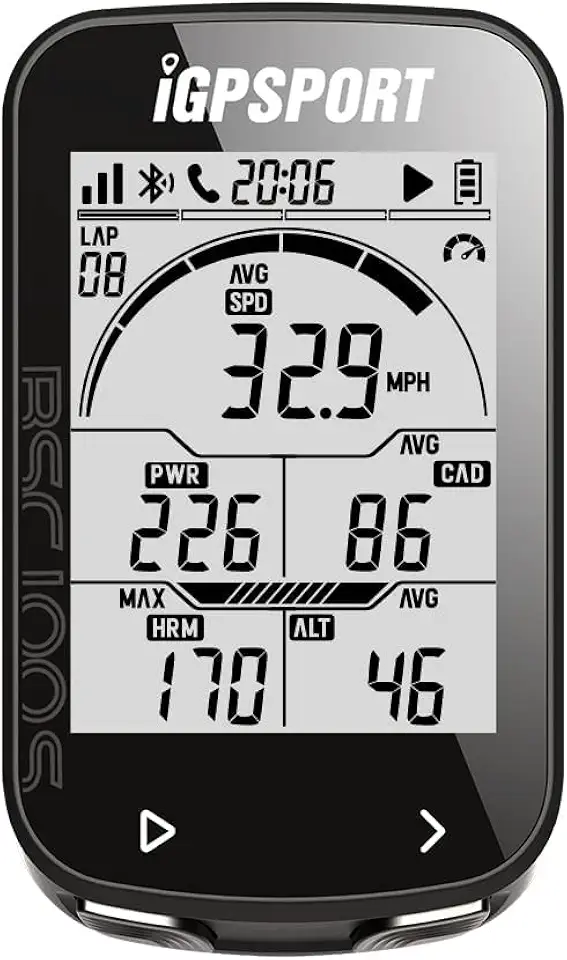 iGPSPORT GPS Bike computador grande tela com ANT+ função iGS50E sem fio Ciclo computador à prova d'água