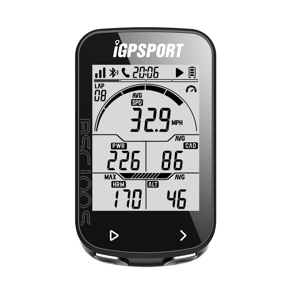 iGPSPORT BSC100S Bicycle Computer GPS with 2.6 Inch Screen, ANT+ Bicycle