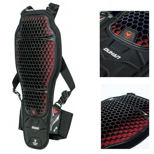 CE Level 2 Certified Motorcycle Back Protector, Lightweight Spine Armor Pad with Adjustable Straps Protective Gear for Motorcycle Riding Jackets, Motocross, Snowboarding, Skateboarding (Small-Medium) - Thumbnail 7