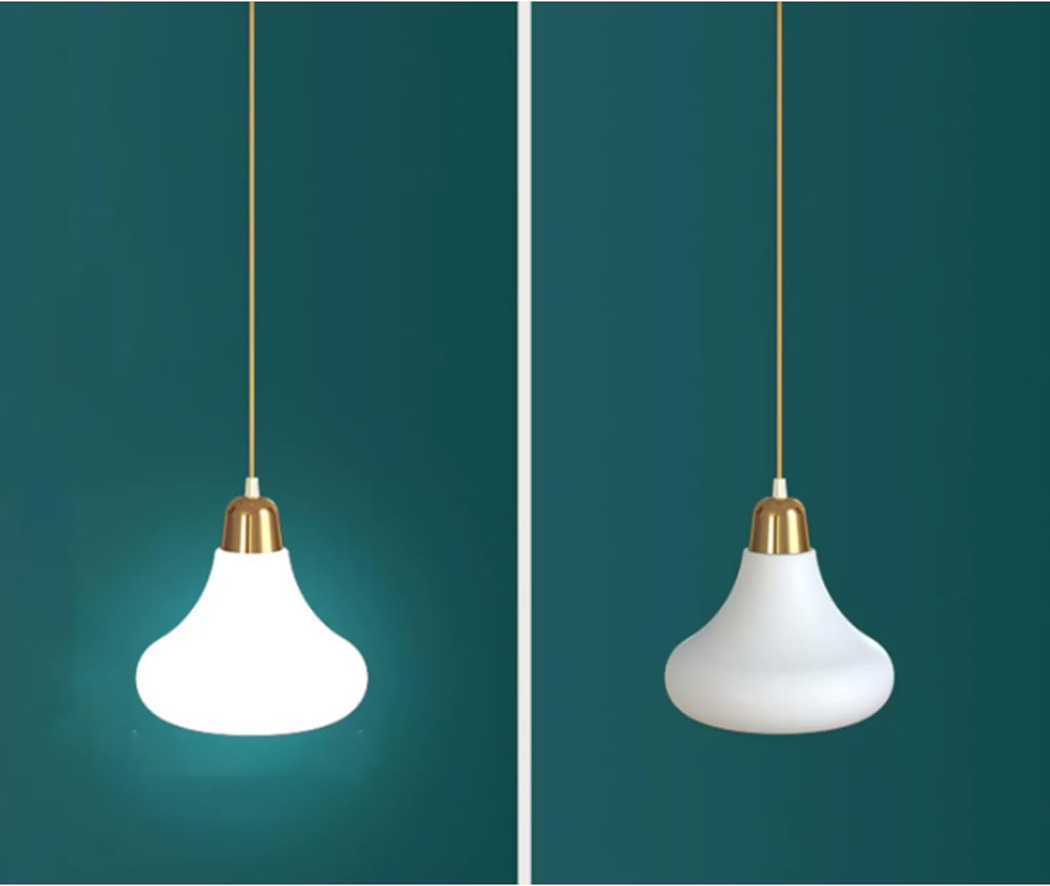H-Type Track Lighting Pendant Restaurant Retro Light 2.4GHz 3-Zone Remote Control Retro Gold E26 Socket Frosted Glass White, Halo Track Mounted Customizable for Living Room Kitchen