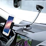 Car Mount Aphse Long Arm Windshield Dashboard Car Mount Holder Cradle Clamp Stability&Phone Protection Fits 3.5