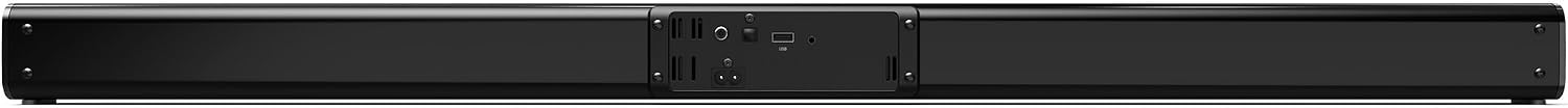 Rear view of the JVC Sound Bar showing input ports