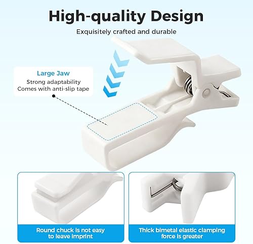 Miniatura 6 de Organizador de cables para organizar cables, soporte para clips de cable con agarre fuerte, organizador de cables para gestión de cables de