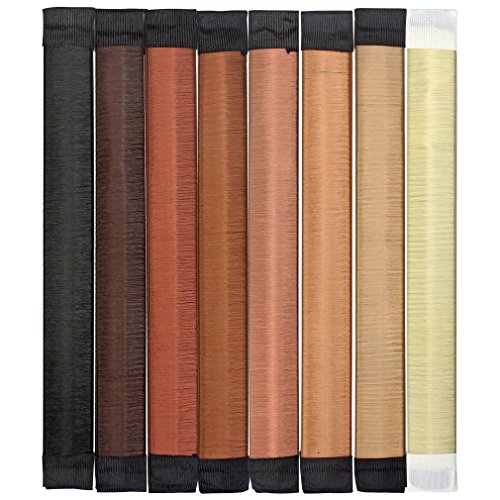 8pcs Bun Maker Long Hair Bun Shapers Women Girls Donut Hair Bun Maker Magic DIY Curler Roller Hairstyle Tools