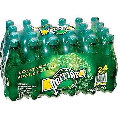 Perrier Mineral Water, .5 Liter, Portable Plastic Bottles, 24/CT, GN