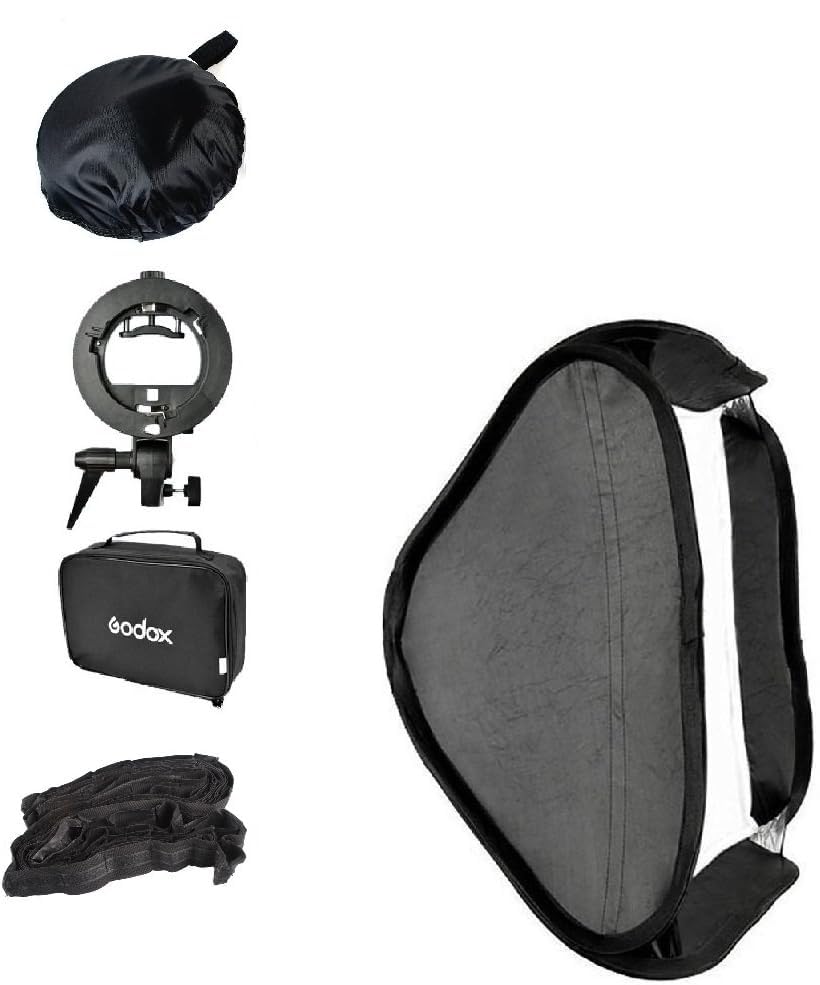 Amazon | GODOX ソフトボックス 60x60cm ハニカムグリッド 付き