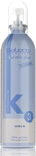SALERM - Hair Serum - Keratin Shot Finish Serum - 100 ml - Final Touch for Keratin Shot - Conditioning and Shine - Anti-Frizz - Repairs Split Ends - Eliminates Static