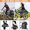 JXFUKAL Bike Bags for Bicycle Rear rack - 9.5L/17L/40L Hard Shell Waterproof Bike Ebike Trunk Pannier Saddle Seat Bag Carrier with Reflector, Rain Cover & Shoulder Strap for Commuter Travel Outdoor #5