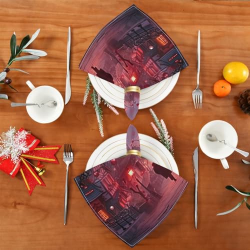 Set de 6 Servilletas de Tela Cuadradas de 50.5x50.5 cm miniatura 4