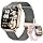 Smart Watch for Women, 1.83" HD Touch Screen Smartwatch, 1000mAh Battery, Bluetooth Calling, Heart Rate, SpO2, Sleep Monitor, 120+ Sports, IP68 Waterproof, 2 Bands Compatible iPhone Android, BlackGold