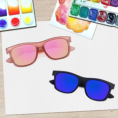 Sophily Full Reader Sunglasses Women Men, Womens Mens Reading Sun Glasses Mirroed Pink Blue Lenses Outdoor Not Bifocal Mirrored Pink, 2.0 #TOP6