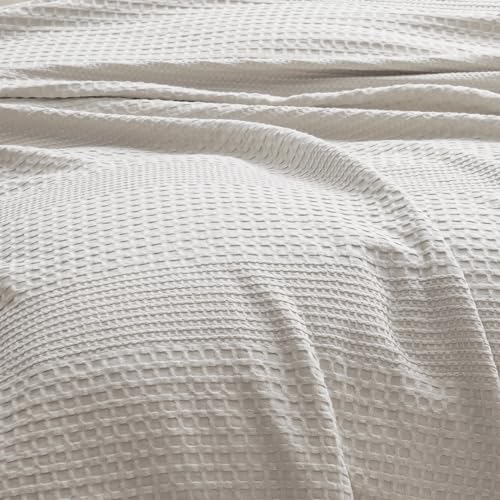 David's Home Ultra Soft Waffle Weave Blanket King Size, Lightweight