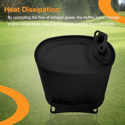 Generator Muffler Silencer Compatible with Champion, Predator 3500 4000 Watts, Honda & Clone GX160 GX200 Duromax DuroStar Gas Non-Inverter Generator Exhaust Muffler