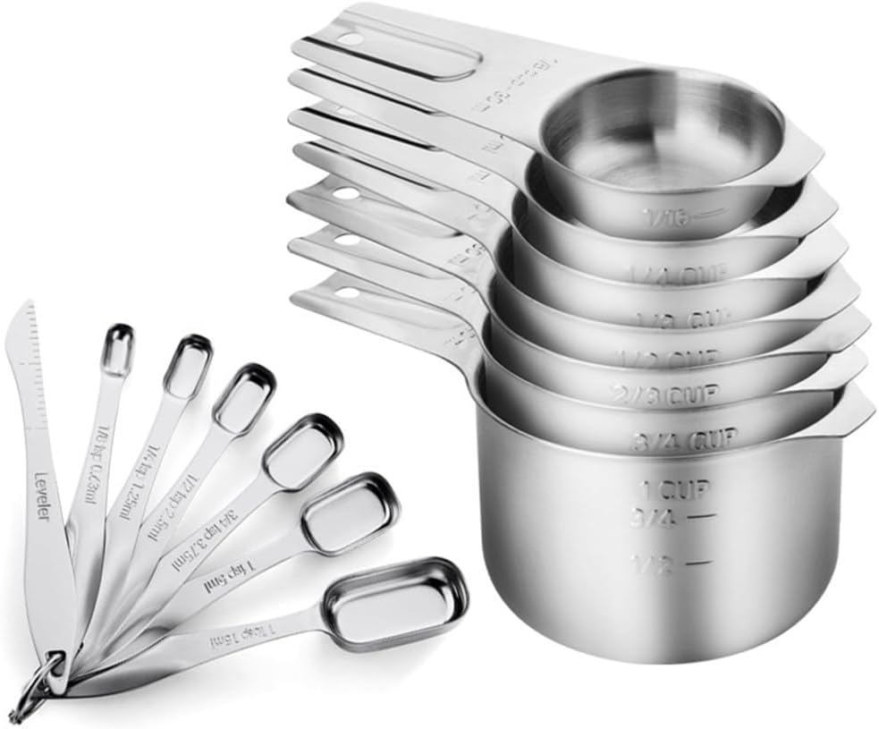 Accurate Measuring Spoon Set Strudy Stainless Steel Measuring Tool Measuring Spoon Set For Accurate Baking