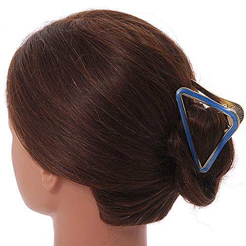 Pinza triangular para el pelo esmaltada que evita tirones y caídas 2