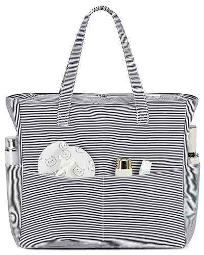 Bluboon Waterproof Beach Tote Pool Bags for Women Ladies Extra Large Gym Tote Carry On Bag With Wet Compartment for Weekender Travel