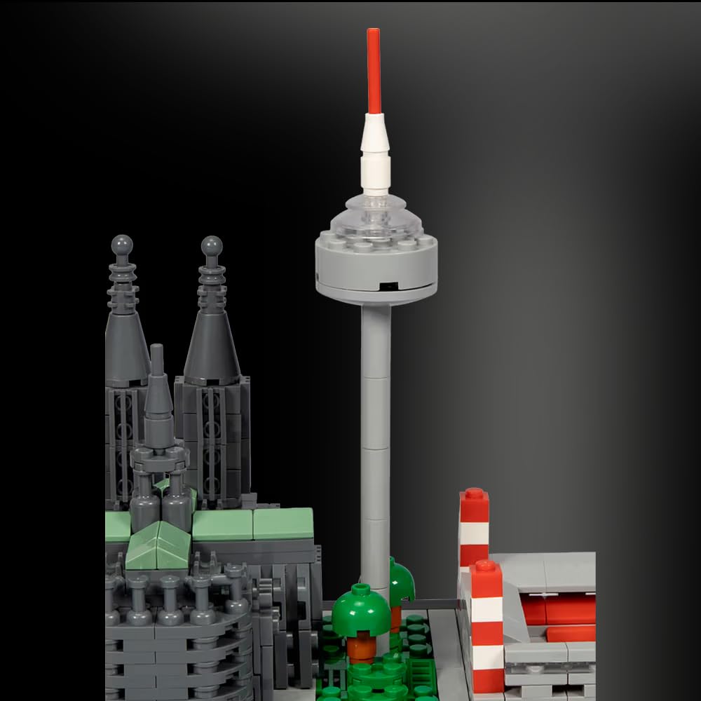 1. FC Köln Skyline Bausatz – Offizieller Fanartikel – Köln Skyline Modell zum Selberbauen – Fußball Fan Geschenk – 3D Modellbausatz für Erwachsene & Fans
