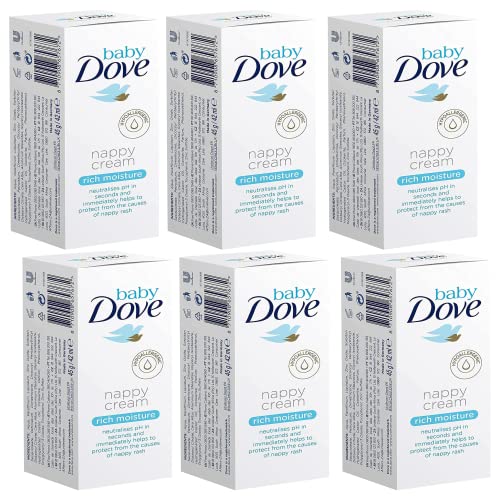 6x Dove Baby Nappy Cream
