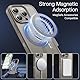 JETech Magnetisch Hülle für iPhone 16 Pro 6,3 Zoll mit Kamerasteuerung Capture Button, Kompatibel mit MagSafe, Transluzente Matt Rückseite Dünn Stoßfest Handyhülle (Titan Natur)