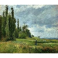 Amazon.co.jp: 10 の有名な絵画 - 聖チャールズ カミーユ ピサロの木の