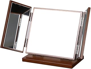 Didiseaon Espejo de mesa de estilo antiguo, e...