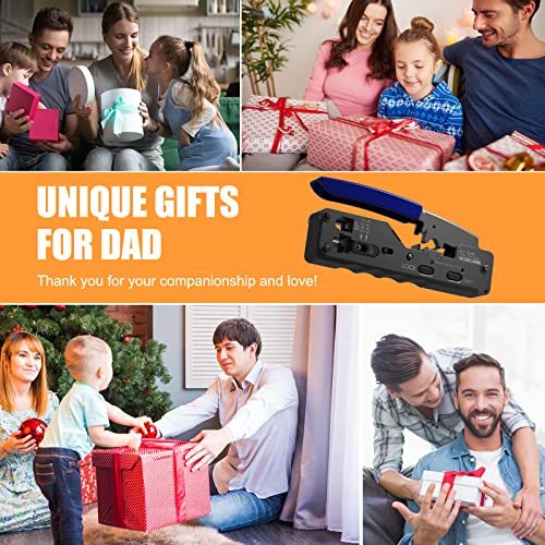 Vcelink Rj45 Crimping Tool Pass Through, Ethernet Wire Cutter Crimper For Cat7 Cat6A Cat6 Cat5E Cat5 Modular Plugs Connectors #TOP7