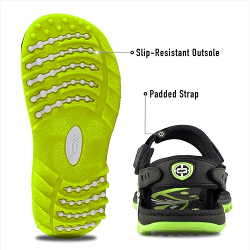 Image of Gold Pigeon Shoes Easy SNAP LOCK Outdoor Water Kids Toddler Sandals for Girls & Boys. Everyday, Vocation, Pool, Summer, Beach Essentials.