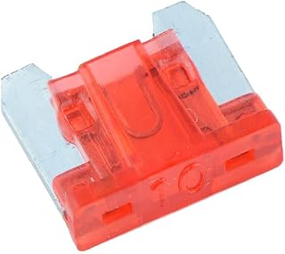 Switch Electronics 10 fusibles de 10 A, color rojo, 10 A, para coche, furgoneta, bicicleta