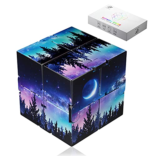 Open Up To Love Fidget Cube Infinity Cubes Toy,Fidget Blocks For Stress And Anxiety Relief Toys,Hand-Held Magic Puzzle Flip Cube Fidget Finger Toys Cube Pack For Add Adhd Killing Time #TOP5