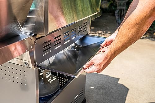 Monument Grills Outdoor Replacement Grease Tray A110 for 4 Burner BBQ Grill Models 24367, 35633, 24633, 41847NG, 25392, D405, D425 27.4x13.8 Inch