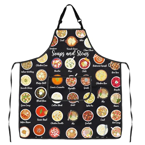 Tablier de cuisine pour soupe et ragoût anti-taches pour préserver vos vêtements
