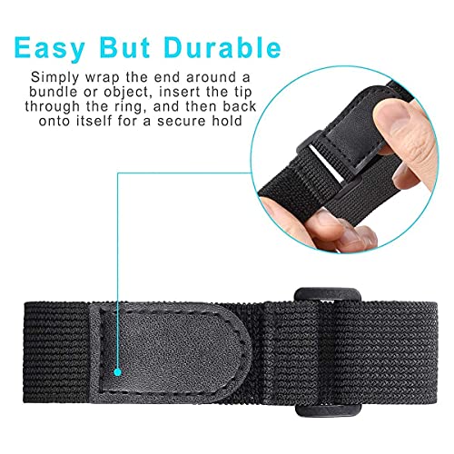 BaiYuan Versatile Bike Rack Straps, Adjustable Bicycle Wheel stabilizer Tie-Down Strap for Rack, Wheel, and Tire Set of 10