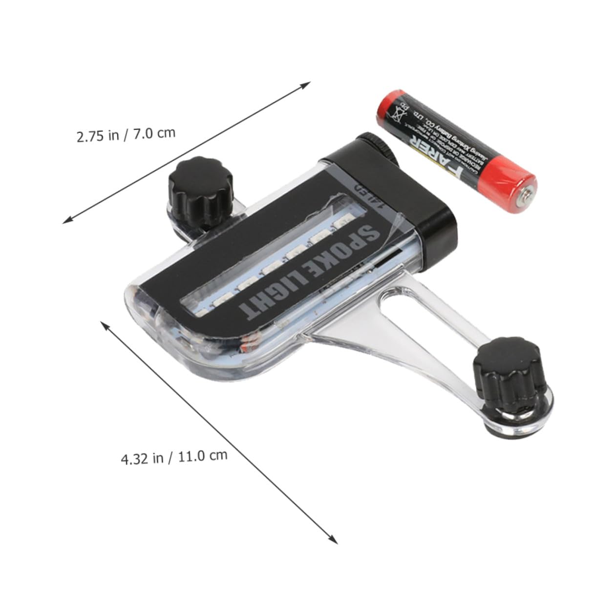 YARNOW Luce Decorativa della Ruota Bike Light Accessori per Biciclette Accessori Equitazione Accessori per Ciclisti Ciclo Leggero Lampada per Ruota Arredamento Bici plastica