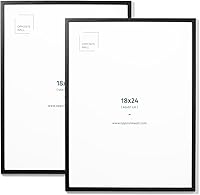 Vista 98 de Opposite Wall - Portarretratos de madera de roble macizo oscuro de 16 x 20 pulgadas - Ligero, versátil e inastillable - Póster o marco de fotos