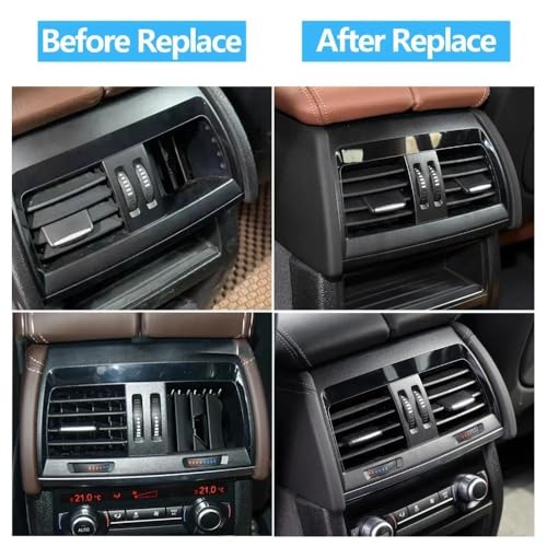 Grille de ventilation arrière pour BMW X5 F15 2014-2018 | Cache console centrale - 6