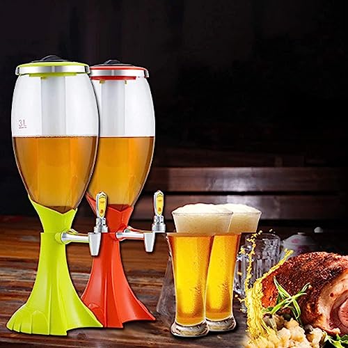 Dispensador De Bebidas Beer Tower - Torre De Cerveja De Mesa 3L, Dispensador De Cerveja Premium, Tor