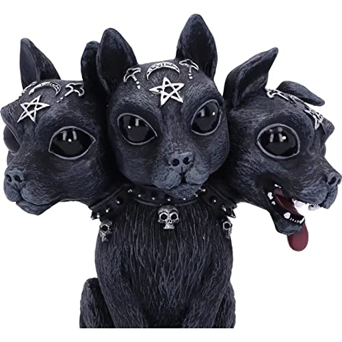Gothic Home Decor Sculpture, Halloween Gothic Unicorn Decoration, Flying Dragon Statue Desktop Decoration, Kitchen, Bedroom, Yard, Lawn Mystery Sculpture Resin Crafts (Dragon) (Three Headed Dog) #TOP2