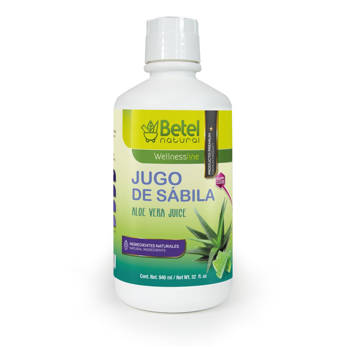Betel Natural Sabila en Jugo/Aloe Vera Juice Amazing Gastric Support - 32 Oz