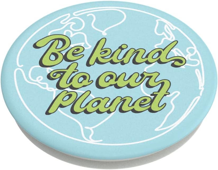 PopSockets Phone Grip with Expanding Kickstand, PopSockets for Phone - Be Kind to Our Planet