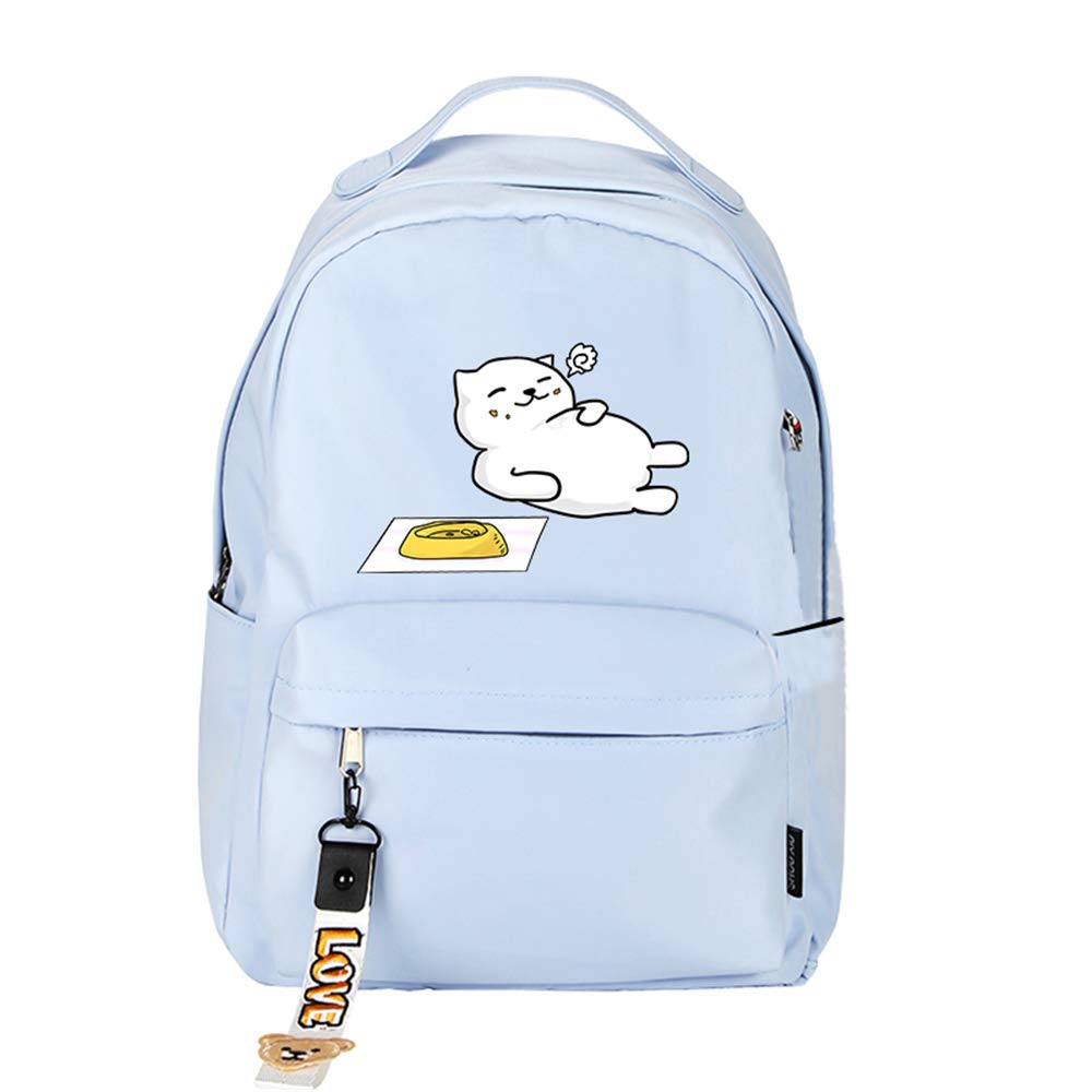 TPSNeko Atsume Women Cat Backpack kawaii Cute Backpack Pink School Bags Cartoon Travel Backpack Laptop Backpack (8)