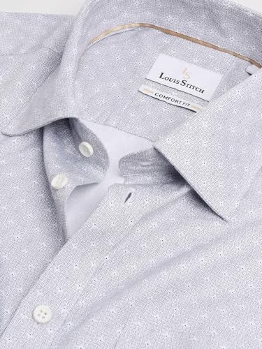 Image of LOUIS STITCH Men's Cotton Regular Fit Shirt (ST-GRP1)