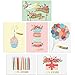Gold Foil Bulk Birthday Cards Assortment - 48pc Bulk Happy Birthday Card with Envelopes Box Set - Assorted Blank Birthday Cards for Women, Men, and Kids in a Boxed Card Pack